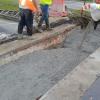 Gibraltar Apts.
picture 10.concrete slab 27 Ave.
7-25-14
