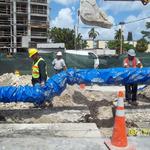 MIAMI RIVER APARTMENS
12" WM pipe prefabricated for install with wraped cover 