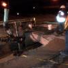 Project: Saymer Phase II
Sanitary Sewer Lateral at night work 