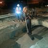 Project: Saymer Phase II
Sanitary Sewer Lateral at night work(2)